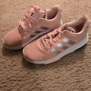 Gently used kids size 1 adidas